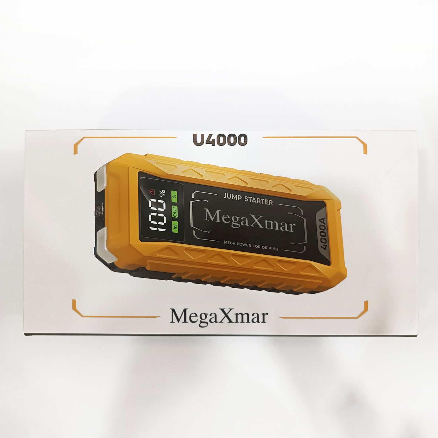 MegaXmar U4000 4000A peak current car battery jump starter