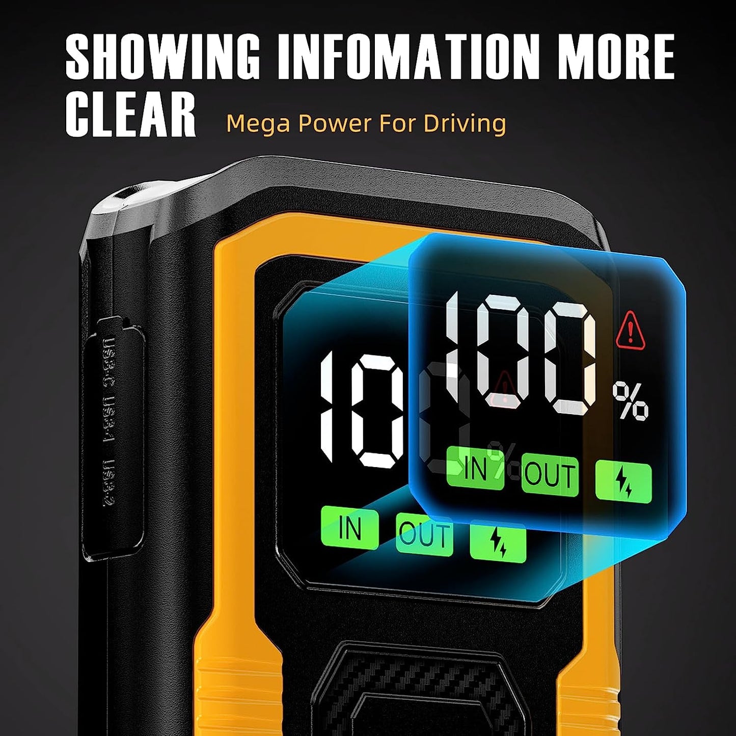 Megaxmar 2000A PORTABLE JUMP STARTER